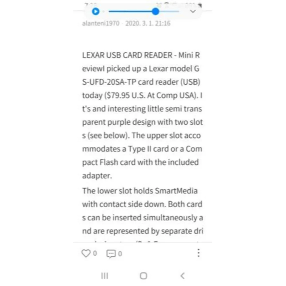 Lexar Media  USB 2.0 Multi-Card Reader/Writer - Picture 4 of 4